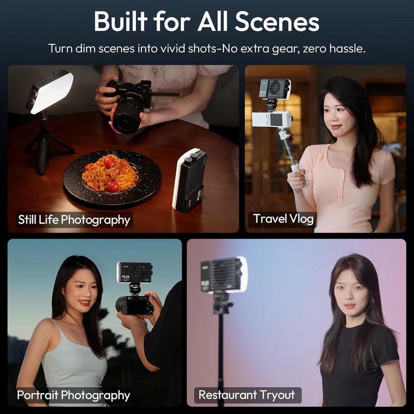 Ulanzi PL25 25W Bi-Color Mini LED Camera Light