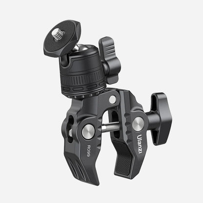 Ulanzi R099 Clamp Mount with 360ÃƒÆ’Ã¢â‚¬Å¡Ãƒâ€šÃ‚Â° Mini Ball Head