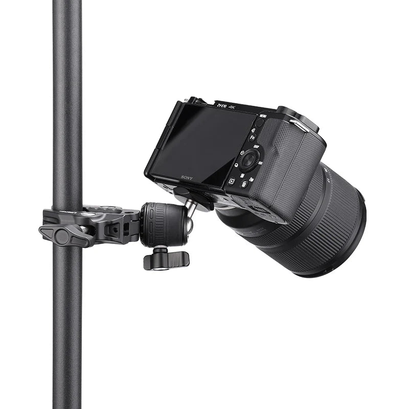 Ulanzi R099 Clamp Mount with 360ÃƒÆ’Ã¢â‚¬Å¡Ãƒâ€šÃ‚Â° Mini Ball Head