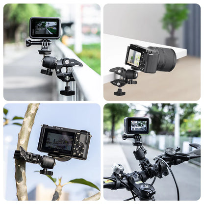 Ulanzi R099 Clamp Mount with 360ÃƒÆ’Ã¢â‚¬Å¡Ãƒâ€šÃ‚Â° Mini Ball Head