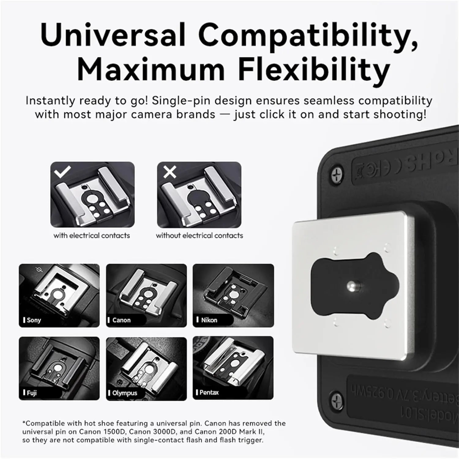 Ulanzi SL03 Camera Flash Speedlite Black Ulanzi