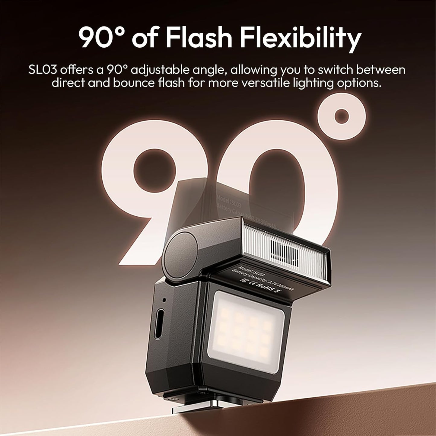 Ulanzi SL03 Camera Flash Speedlite Black