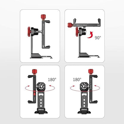 Ulanzi ST-14 PICTRON Smartphone Tripod Mount with Cold Shoe
