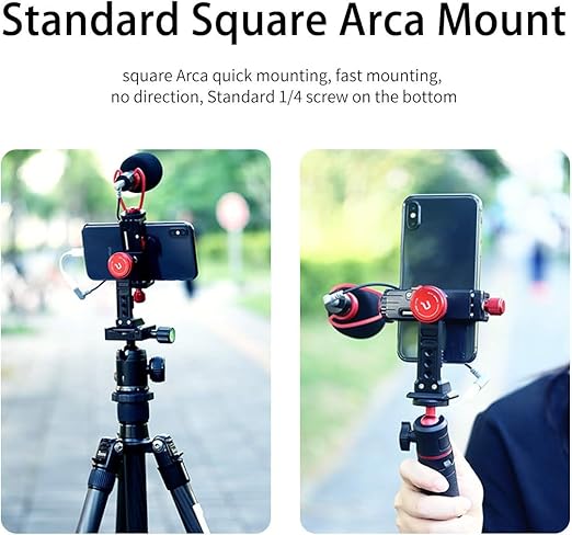 Ulanzi ST-14 PICTRON Smartphone Tripod Mount with Cold Shoe