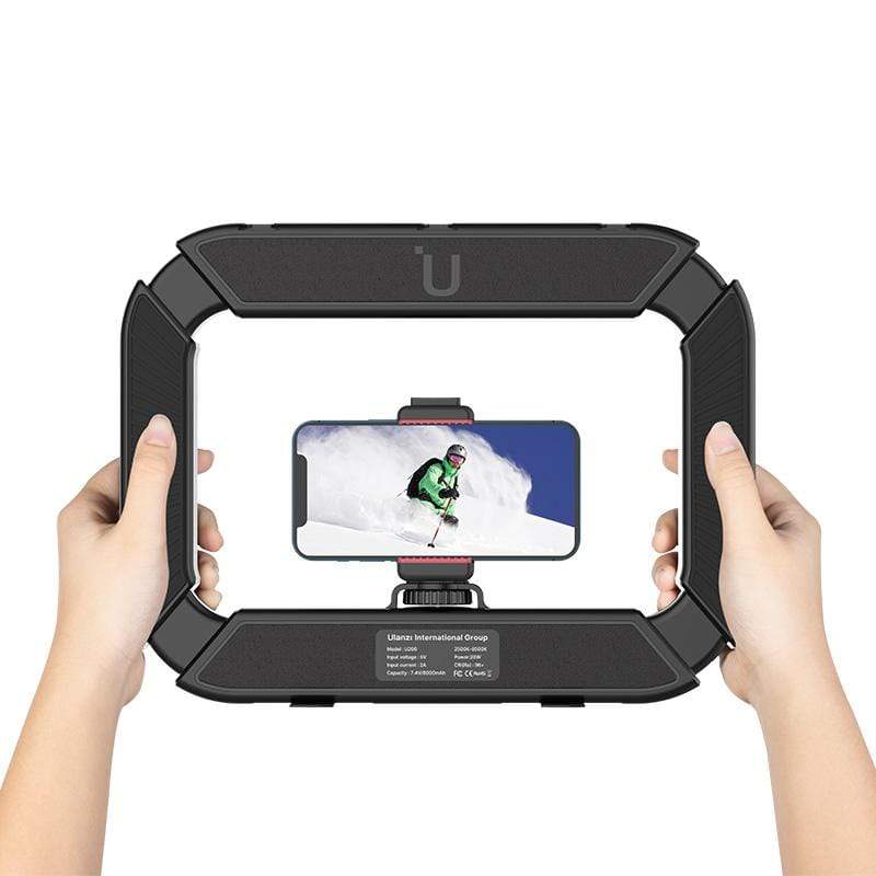 Ulanzi Smartphone Video Rig with Ring Light & Built-in Battery