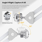 Ulanzi TH04 Overhead Tripod Mount Flexible Boom Arm with 360 Ball Head Ulanzi