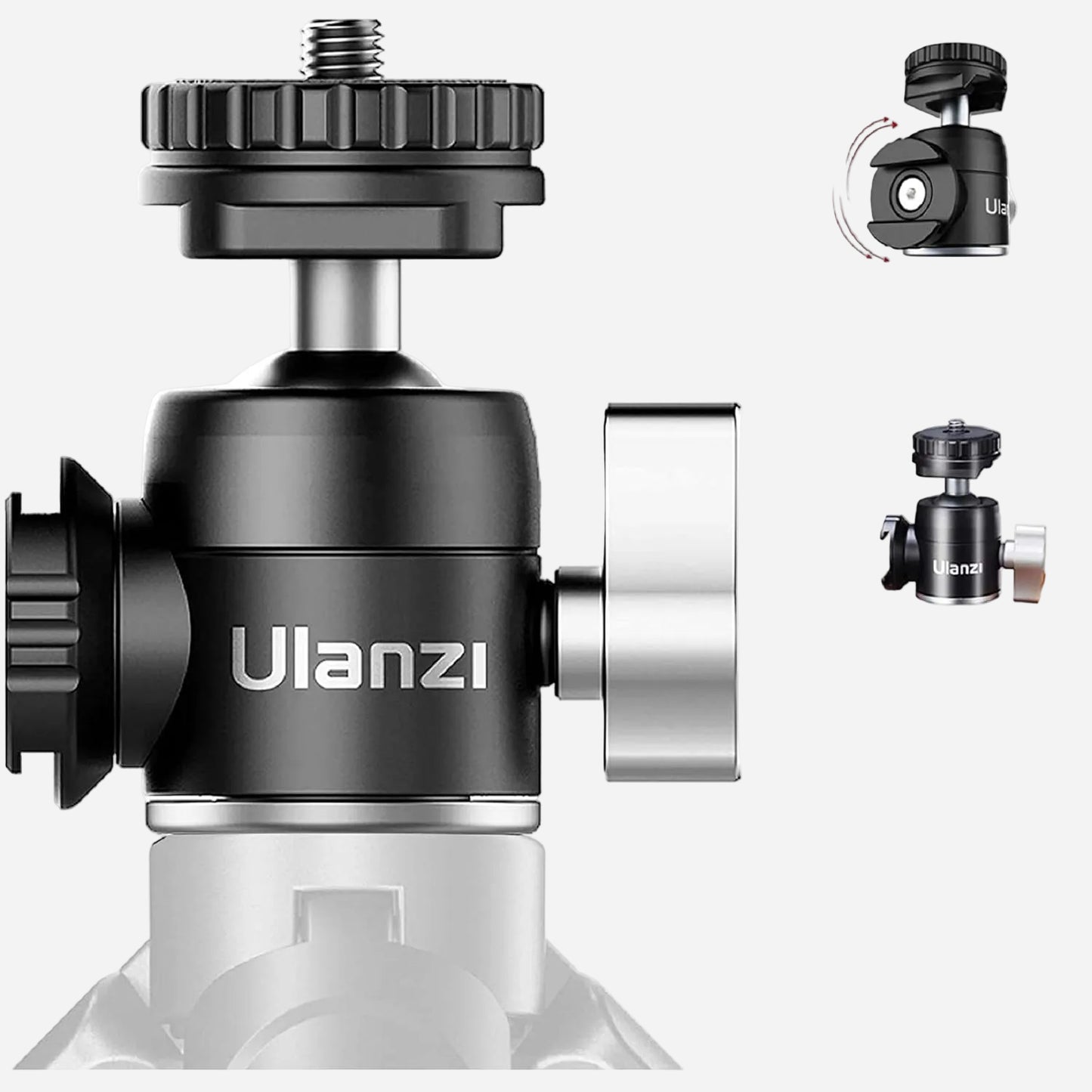 Ulanzi U-60 Mini Ball Head with Dual Cold Shoe