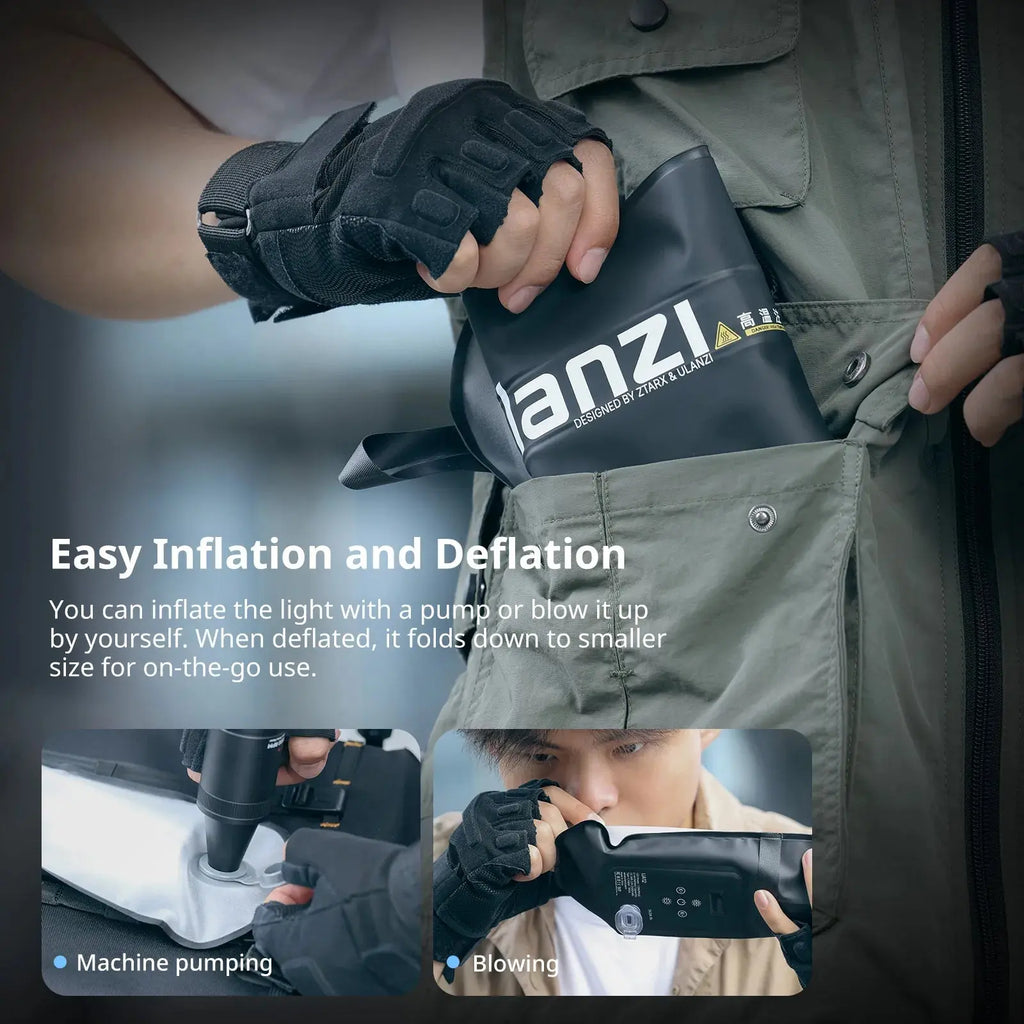 Ulanzi UA20 20W Bi-Color Inflatable Tube Light Magnetic Handheld LED Ulanzi