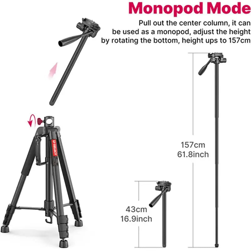 Ulanzi VT-01 Smart Multifunctional Portable Tripod Stand Ulanzi