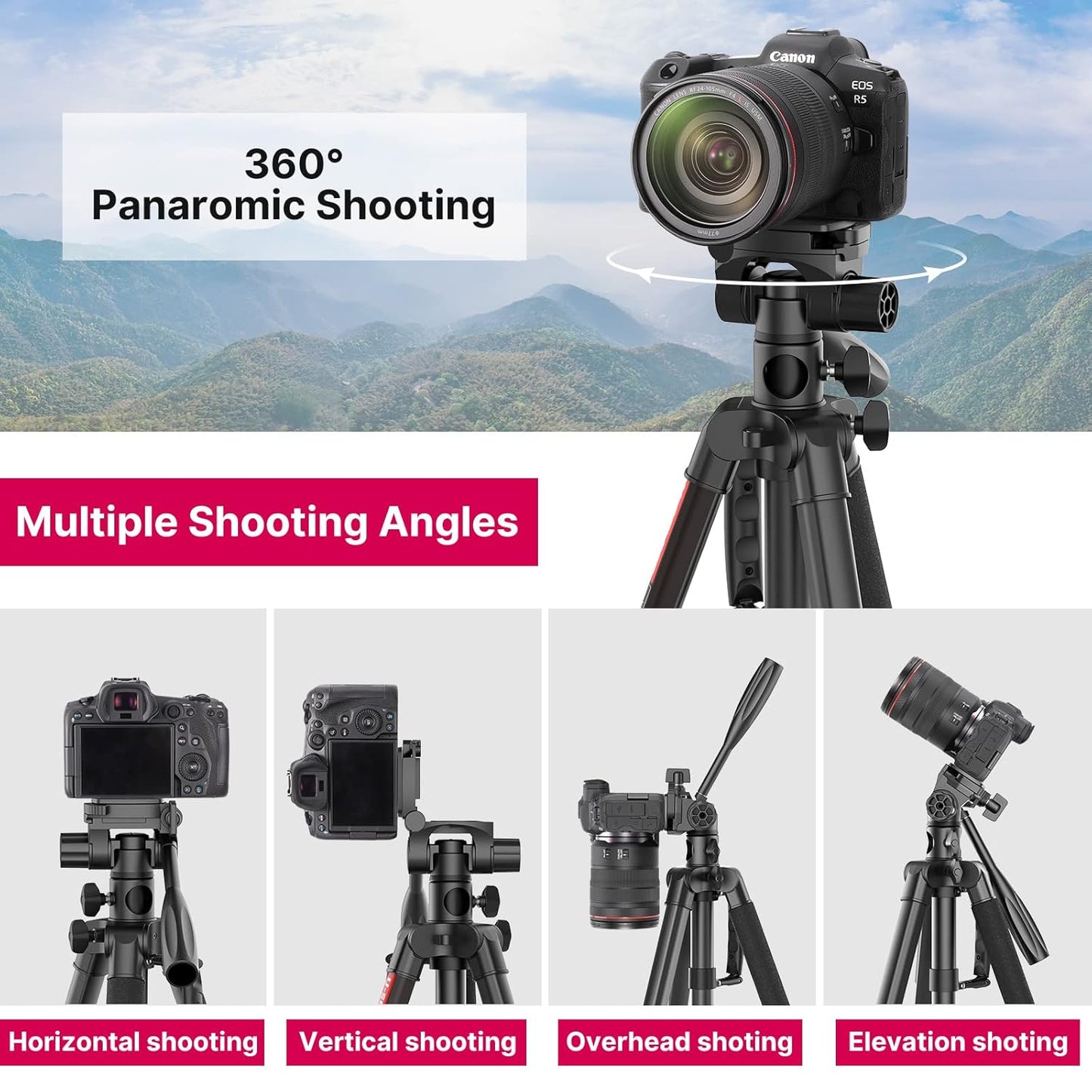 Ulanzi VT-01 Smart Multifunctional Portable Tripod Stand