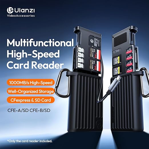 Ulanzi X055 USB 3.2 CFexpress A Card Reader 2-in-1 SD/Micro SD Holder