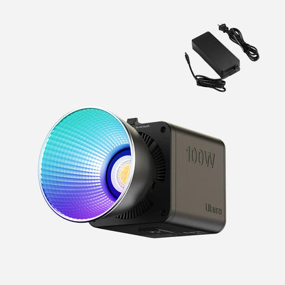 Ulanzi 100W RGB Portable LED Video Light with Battery & Adapter