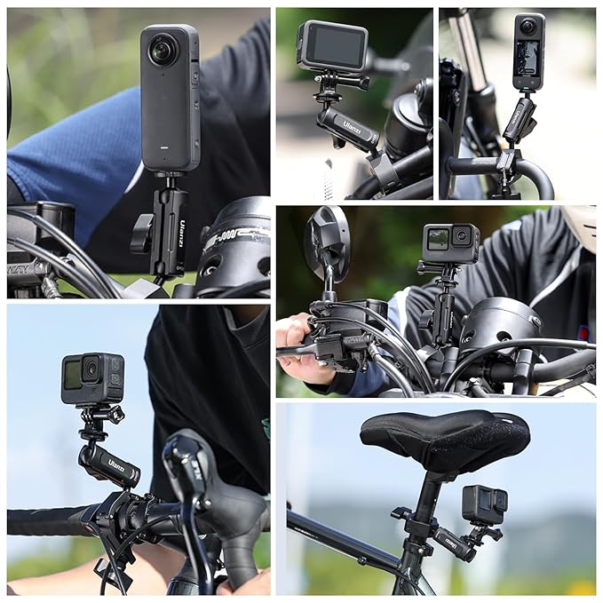Ulanzi CM025 Bike & Motorcycle Handlebar Mount for Action Cameras