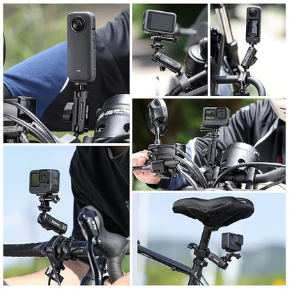 Ulanzi CM025 Bike & Motorcycle Handlebar Mount for Action Cameras