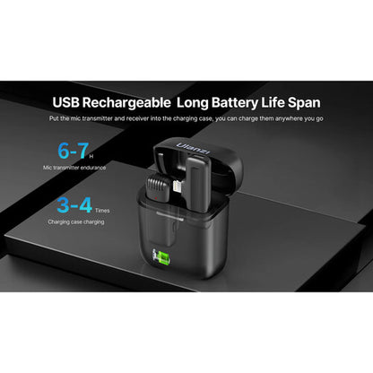 Ulanzi J11 Wireless Lavalier Microphone for iPhone/iPad
