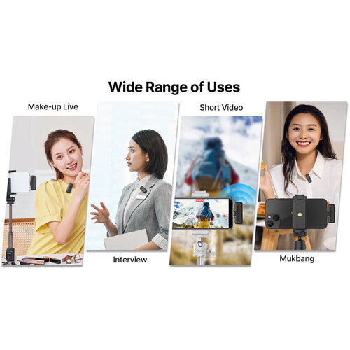 Ulanzi J11 Wireless Lavalier Microphone for iPhone/iPad