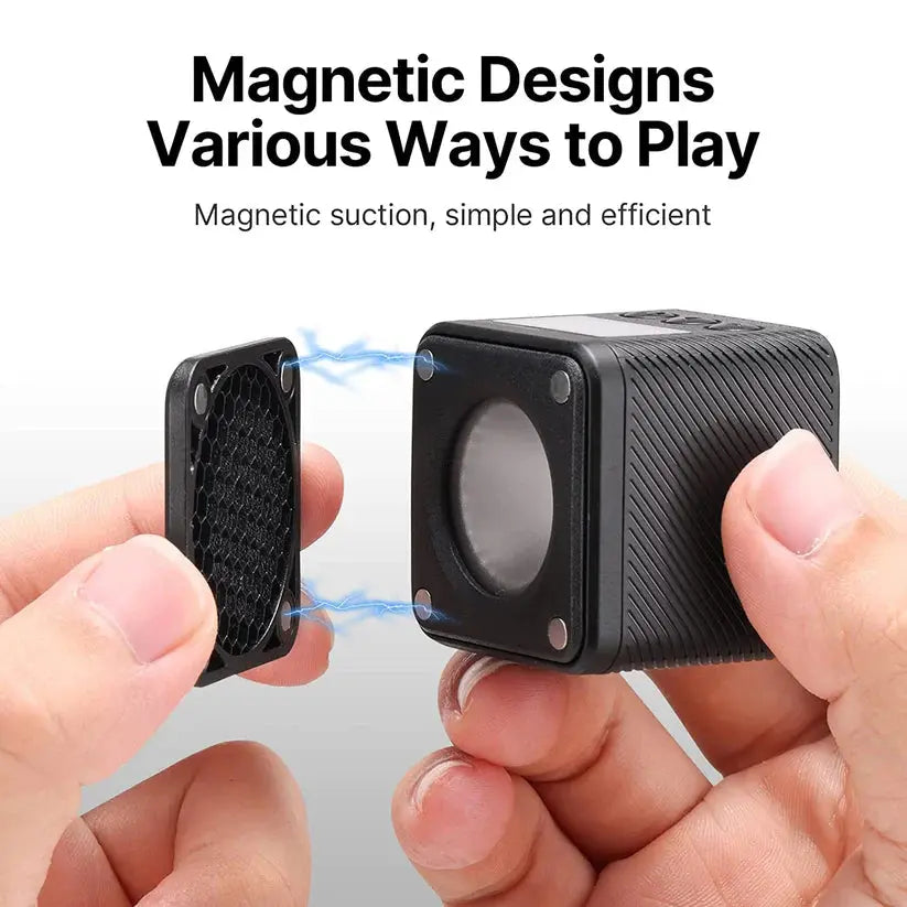 Ulanzi L2 RGB LED Video Light Magnetic Pocket Cube Light Ulanzi