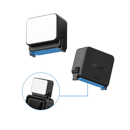 Ulanzi LM18 Mini Magnetic Vlogging Light + PK-06 Pocket 3/4 Expansion Adapter Kit
