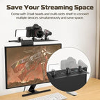 Ulanzi LS16 DSLR Monitor Top Shelf Clamp for VESA Arm & Desk Mounts Ulanzi