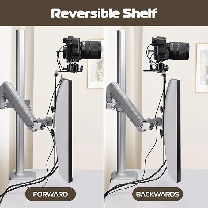 Ulanzi LS16 DSLR Monitor Top Shelf Clamp for VESA Arm & Desk Mounts