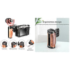 Ulanzi R075 Wooden Camera Cage Handle Grip Left/Right Compatible Ulanzi