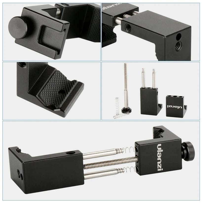 Ulanzi ST-02S Aluminum Phone Tripod Mount with Cold Shoe