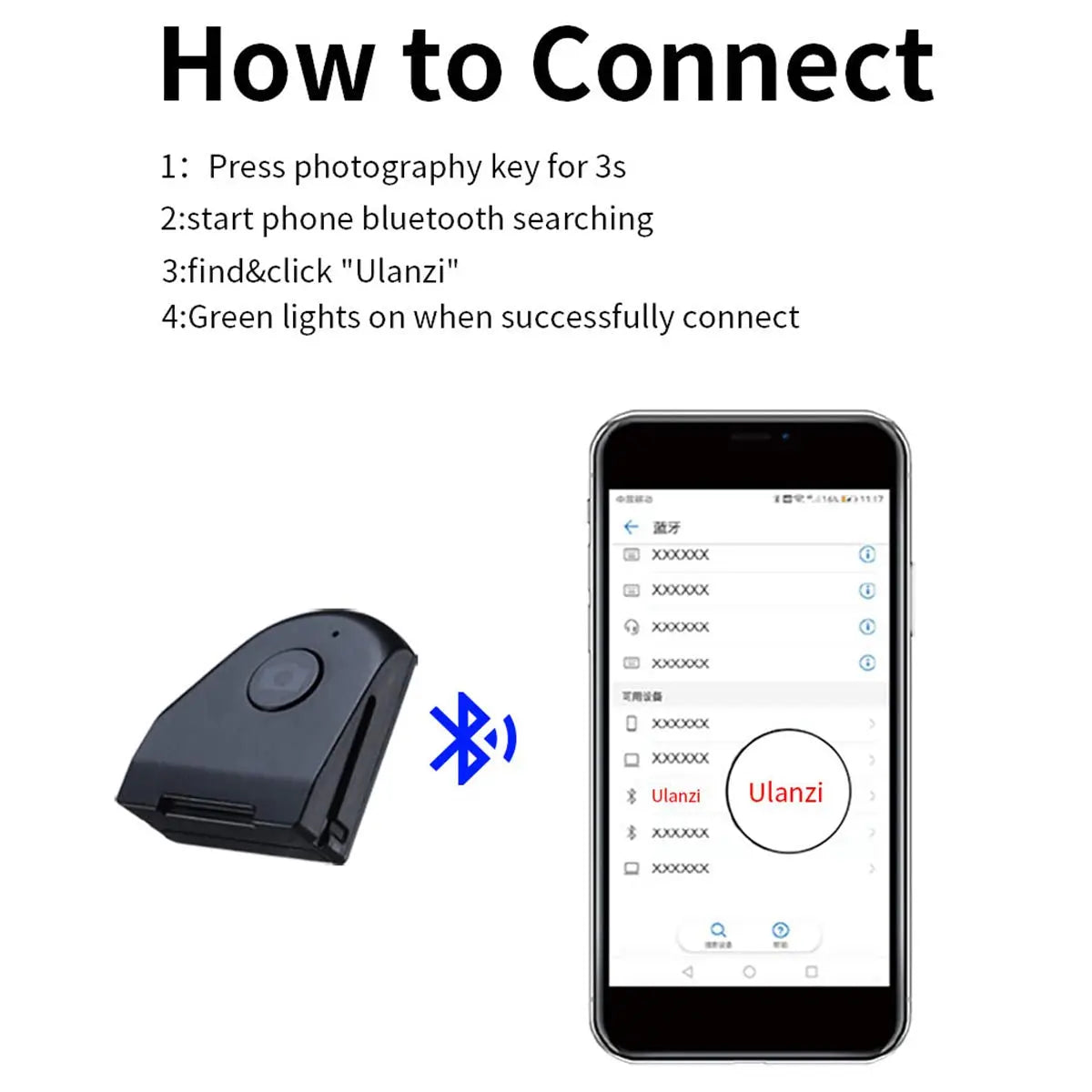 Ulanzi Select Smartphone Tripod Mount with Remote Control Ulanzi