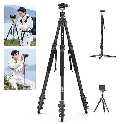 Ulanzi TT35 Carbon Fiber Hiking Stick Tripod Kit with Arca QR Ulanzi