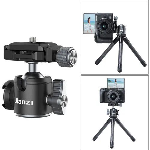 Ulanzi U-80L Ball Head with Side Cold Shoe & Arca QR Ulanzi