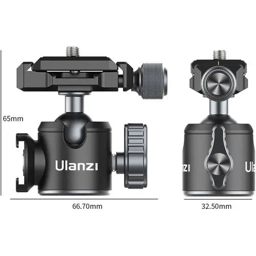 Ulanzi U-80L Ball Head with Side Cold Shoe & Arca QR Ulanzi