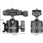 Ulanzi U-80L Ball Head with Side Cold Shoe & Arca QR Ulanzi