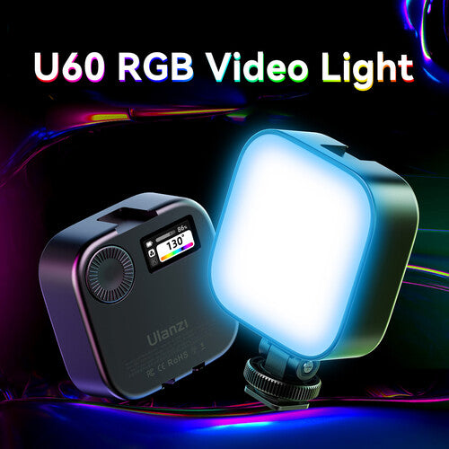 ULANZI U60 RGB Video Light  Portable LED Panel (Black)