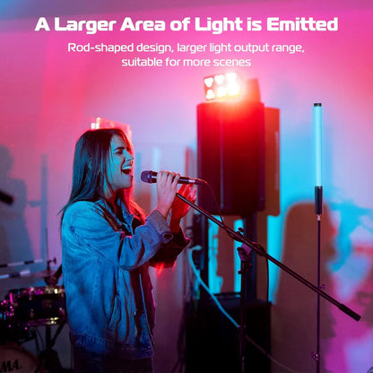 Ulanzi VL119 RGB LED Light Wand with 360Ã‚Â° Full Color & LCD