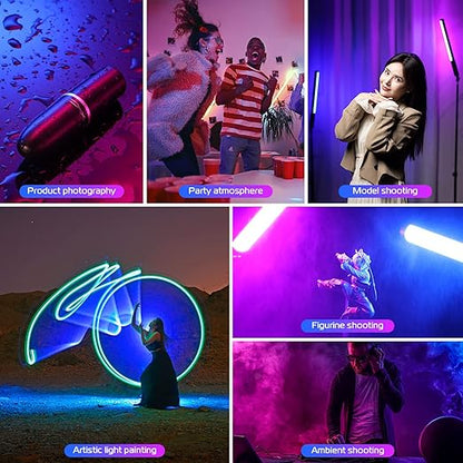 Ulanzi VL119 RGB LED Light Wand with 360Ã‚Â° Full Color & LCD