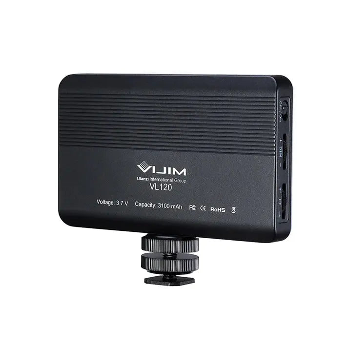VIJIM VL120 LED Video Light with 3100mAh Battery & 6 Color Filters Ulanzi