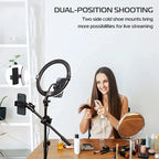 VIJIM K9 8 RGB Ring Light with Stand & Phone Holder Ulanzi