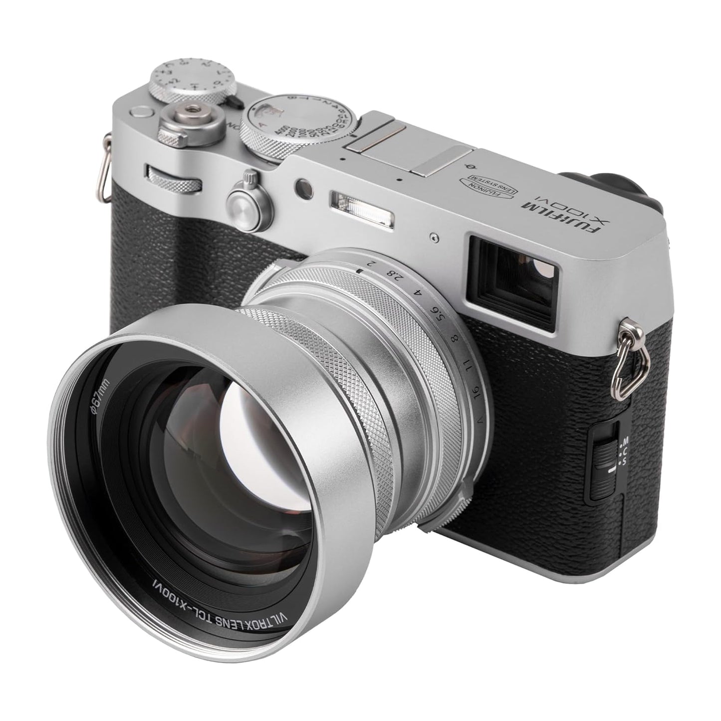Viltrox Tele Conversion Lens for Fujifilm X100 Silver