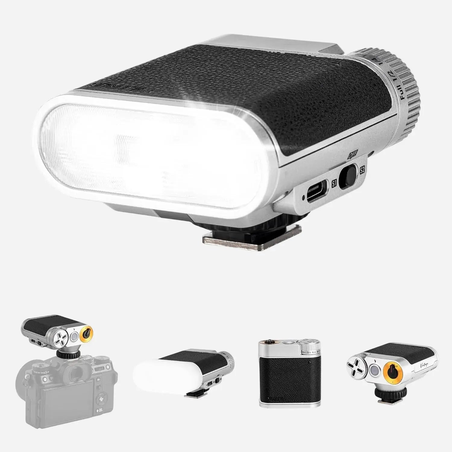 VILTROX Vintage Z1 Retro Camera Flash Speedlite Viltrox