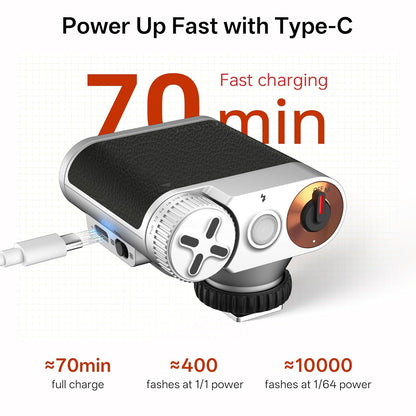 VILTROX Vintage Z1 Retro Camera Flash Speedlite