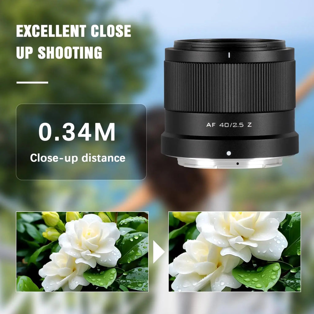 VILTROX 40mm F2.5 Full Frame Prime Autofocus Lens Viltrox
