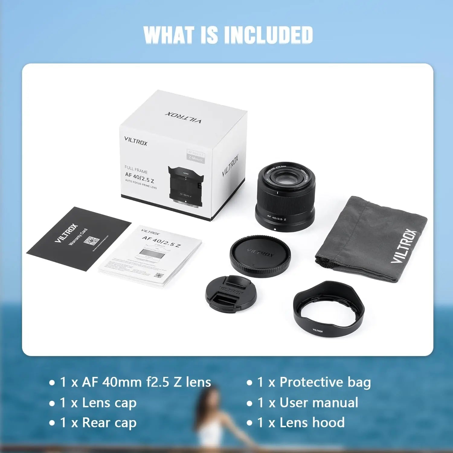 VILTROX 40mm F2.5 Full Frame Prime Autofocus Lens Viltrox