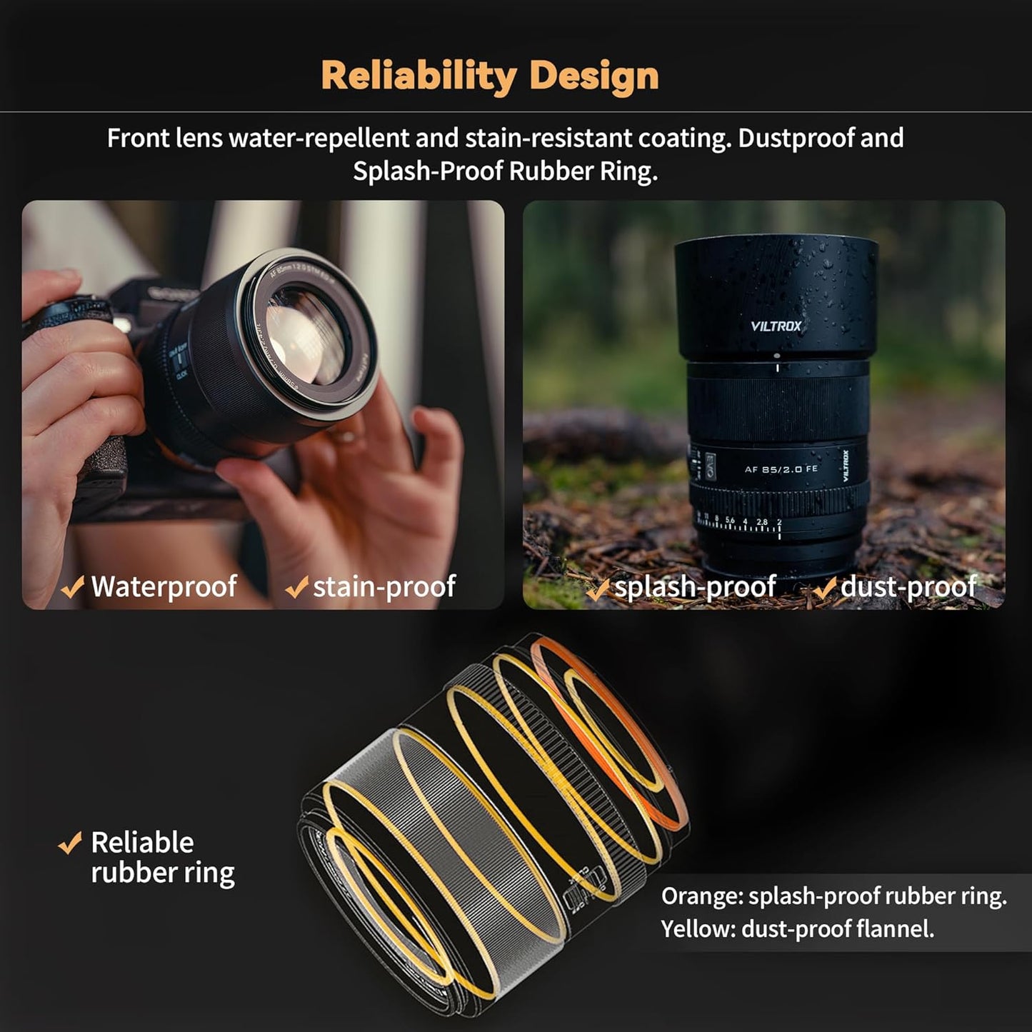 VILTROX AF 85mm F2.0 EVO Full Frame Prime Lens