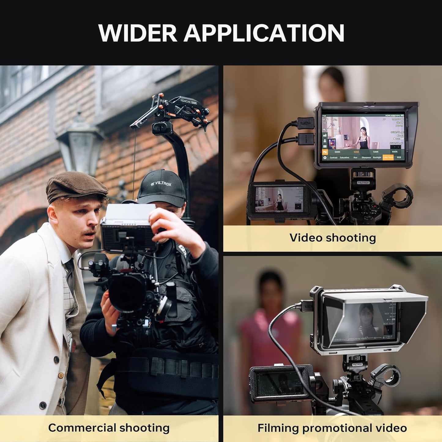 VILTROX High Brightness Camera Field Monitor