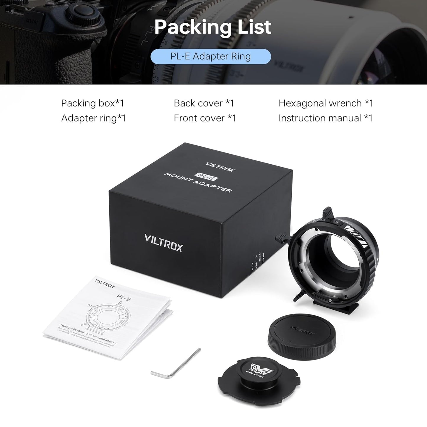 VILTROX Autofocus Lens Mount Adapter Ring