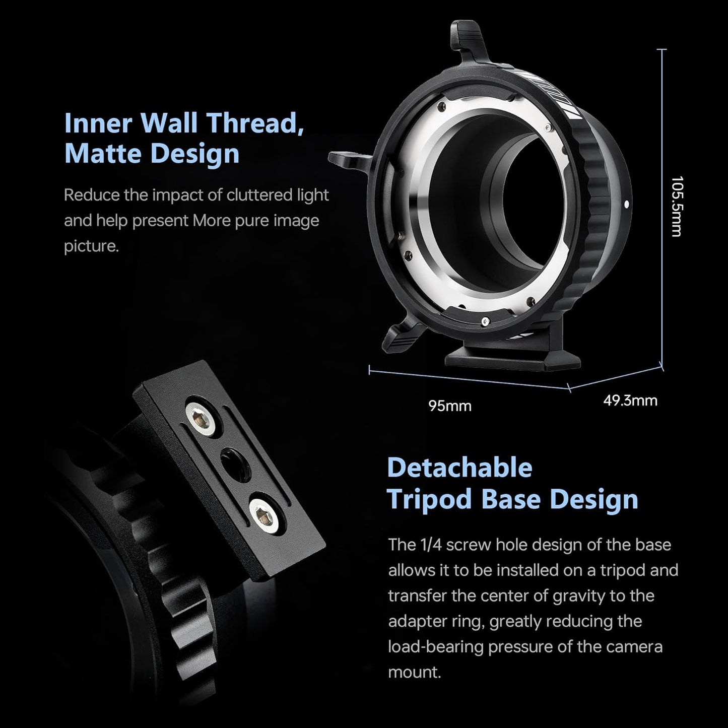 VILTROX Autofocus Lens Mount Adapter Ring