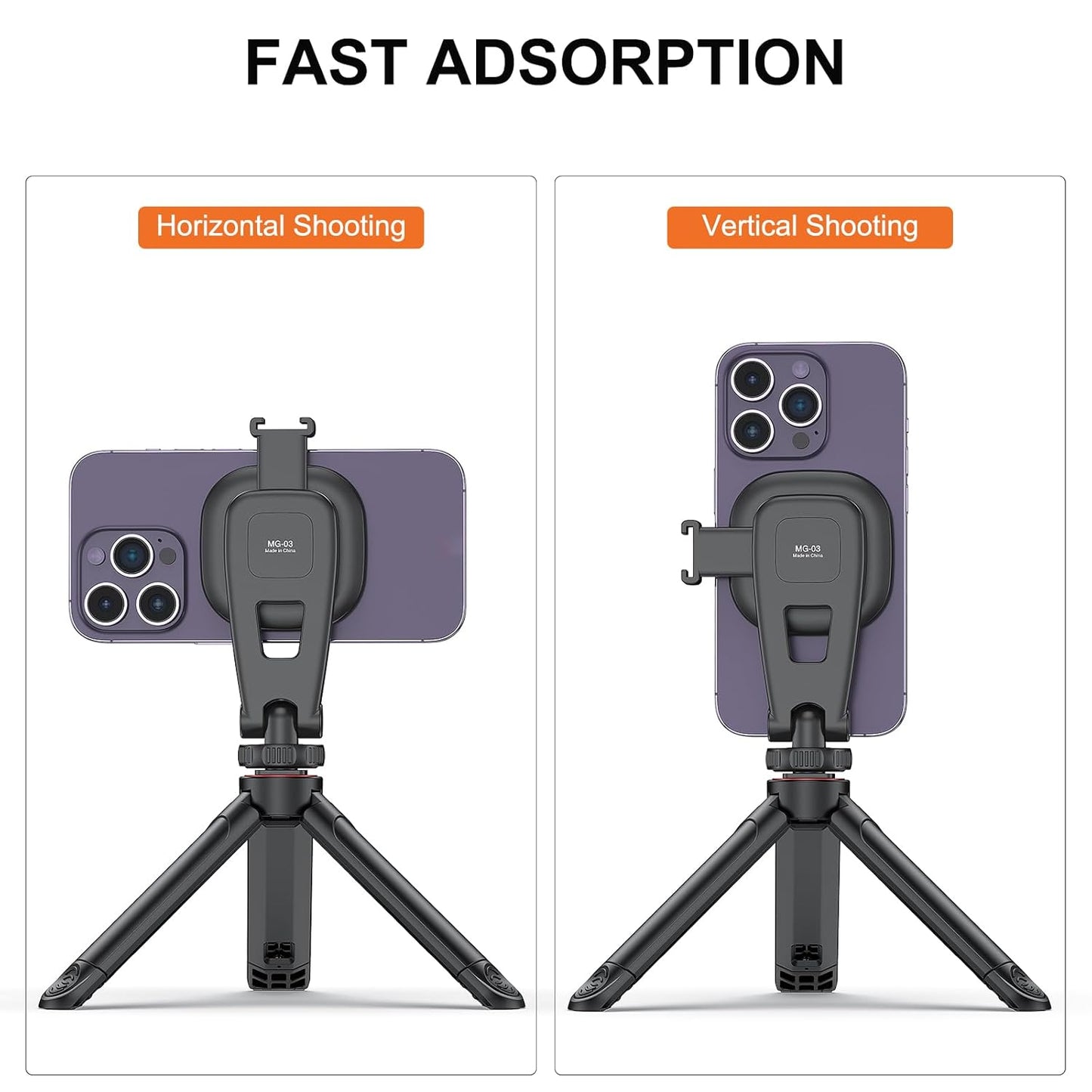 VRIG MG-03 Magnetic MagSafe Phone Tripod Mount