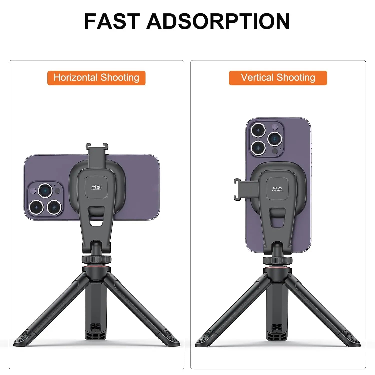 VRIG MG-03 Magnetic MagSafe Phone Tripod Mount VRIG