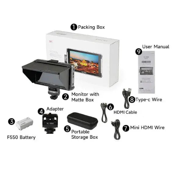 Viltrox DC-550 Pro 5.5 4K Touchscreen Camera Monitor Viltrox