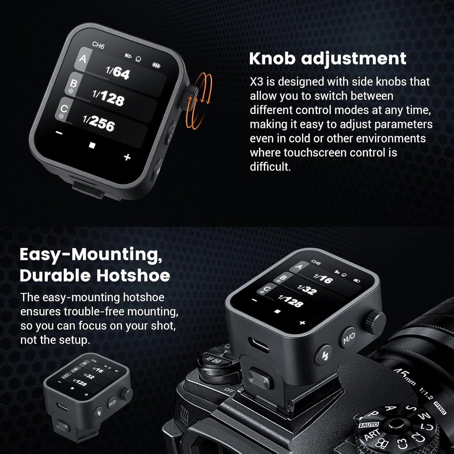 Godox X3-O TTL Wireless Flash Trigger for Olympus