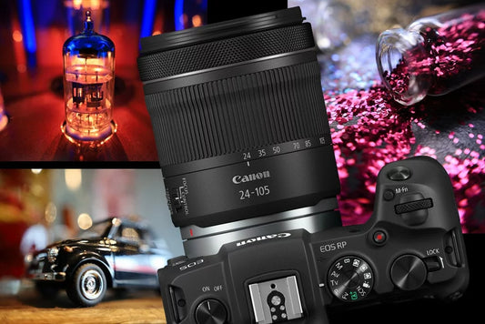 Canon RF 24–105mm STM Zoom Lens for Mirrorless Cameras, Versatile Focal Range, Lightweight Design, Black